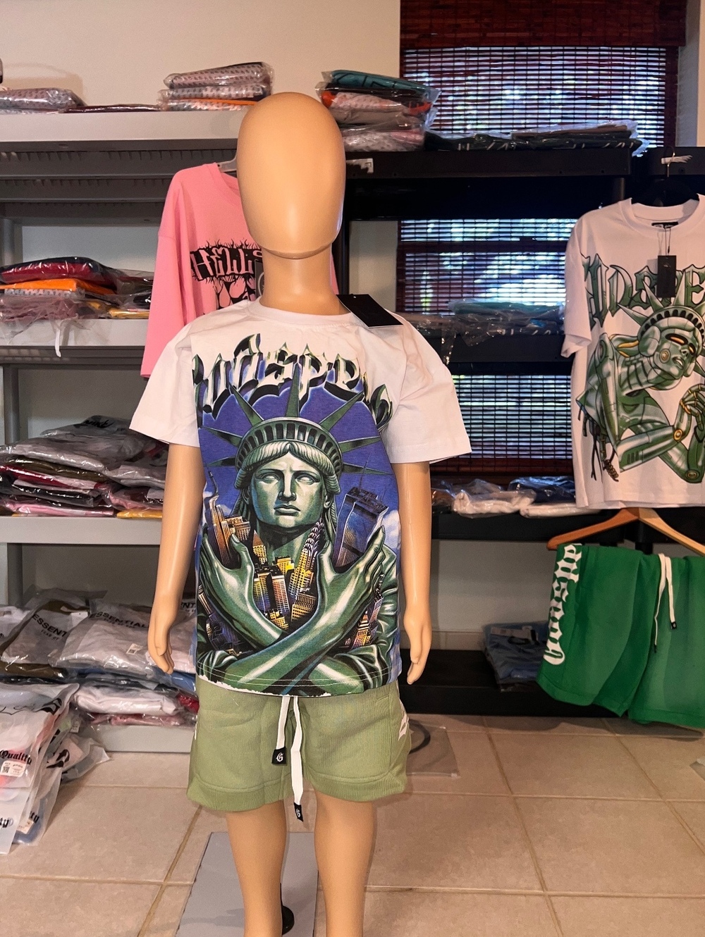 Kids Godspeed shirt/short set 10-11T